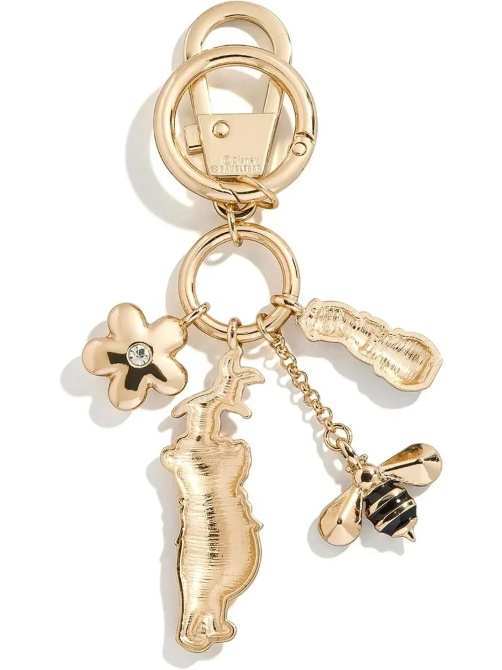 Disney Bag Charm Set - Dynamic Duo with Charm Ring & Lobster Clasp - Cute